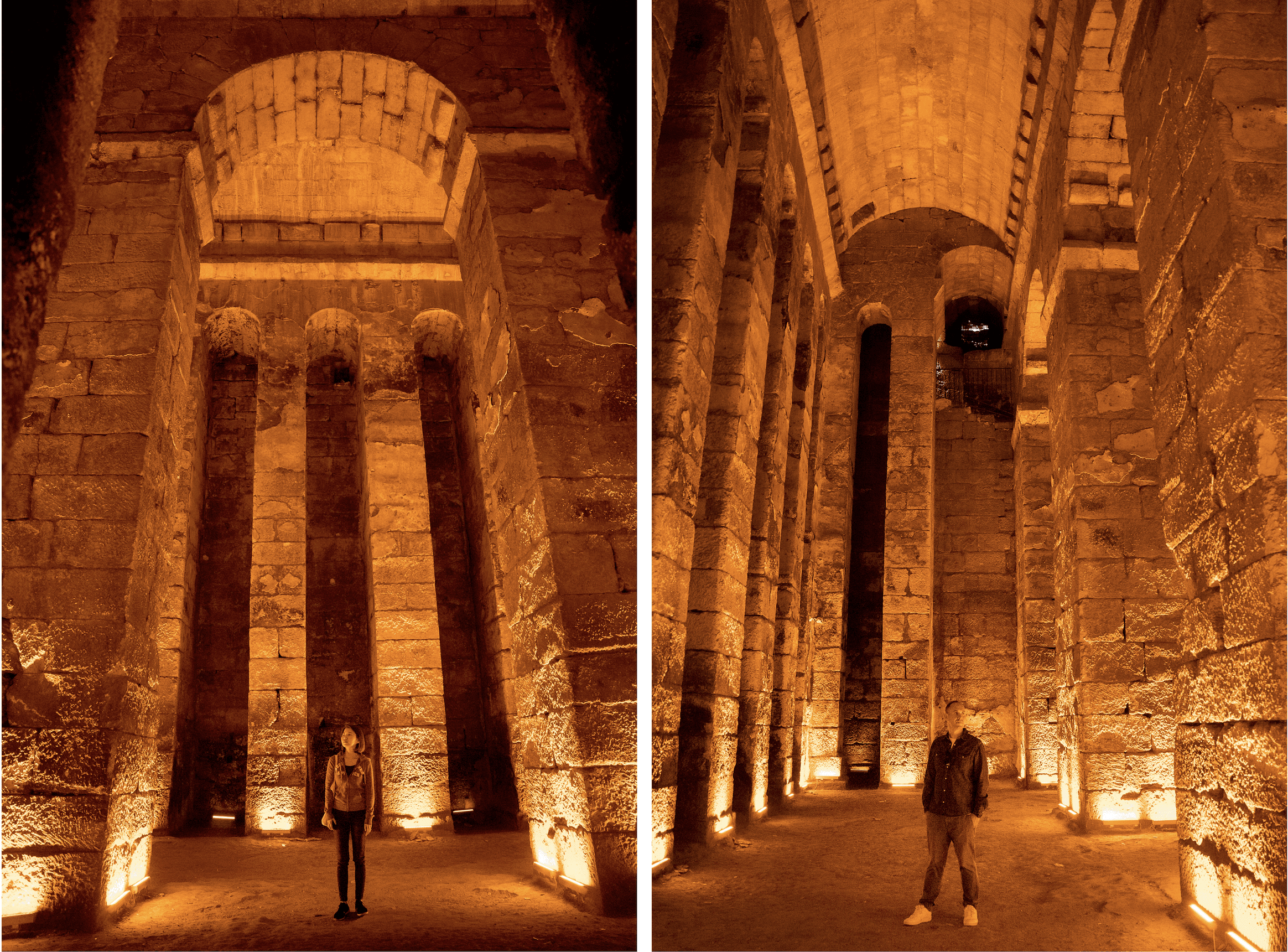 Zindan water cistern in Dara ancient city