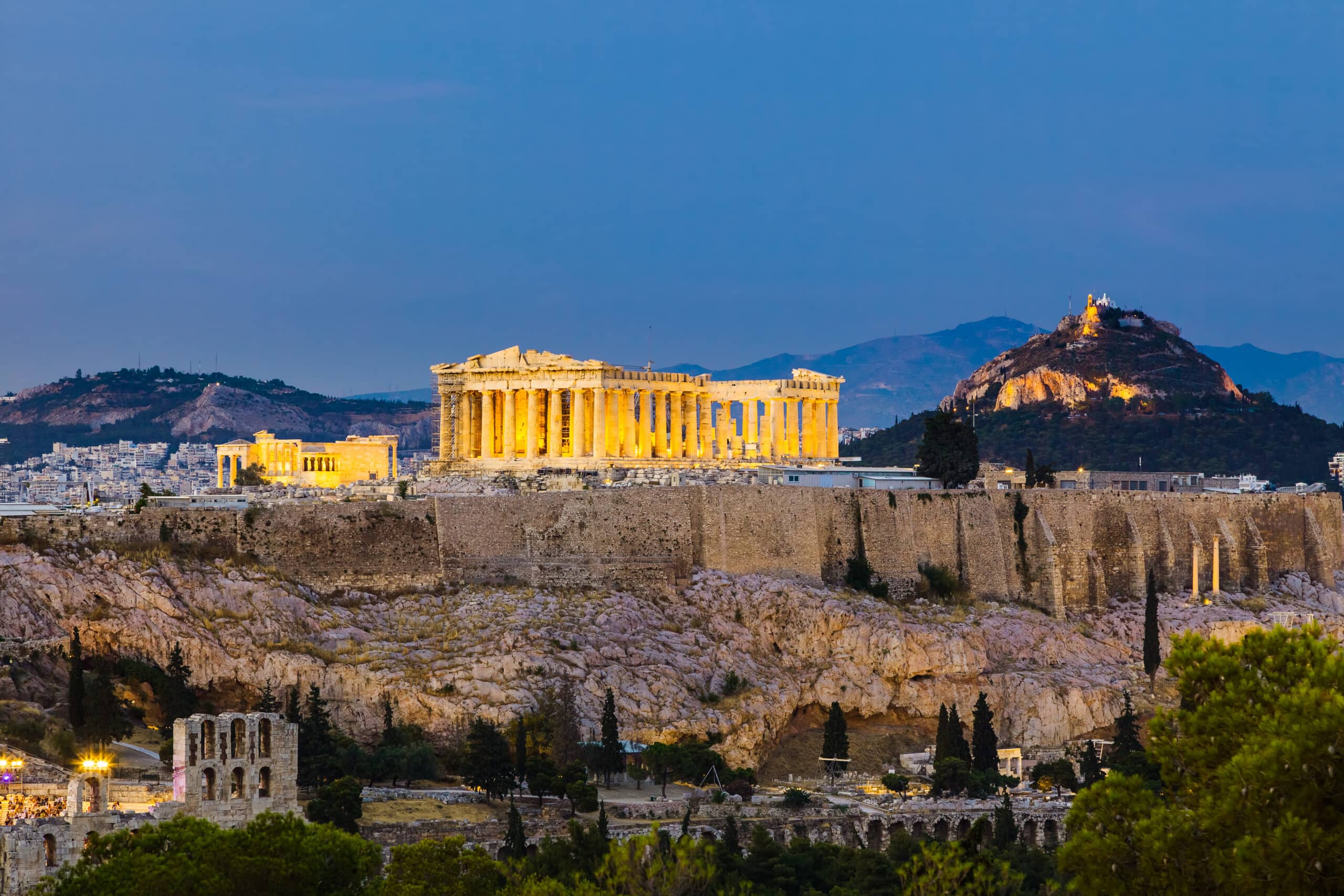 Europe landmarks: Acropolis of Athens: Greece