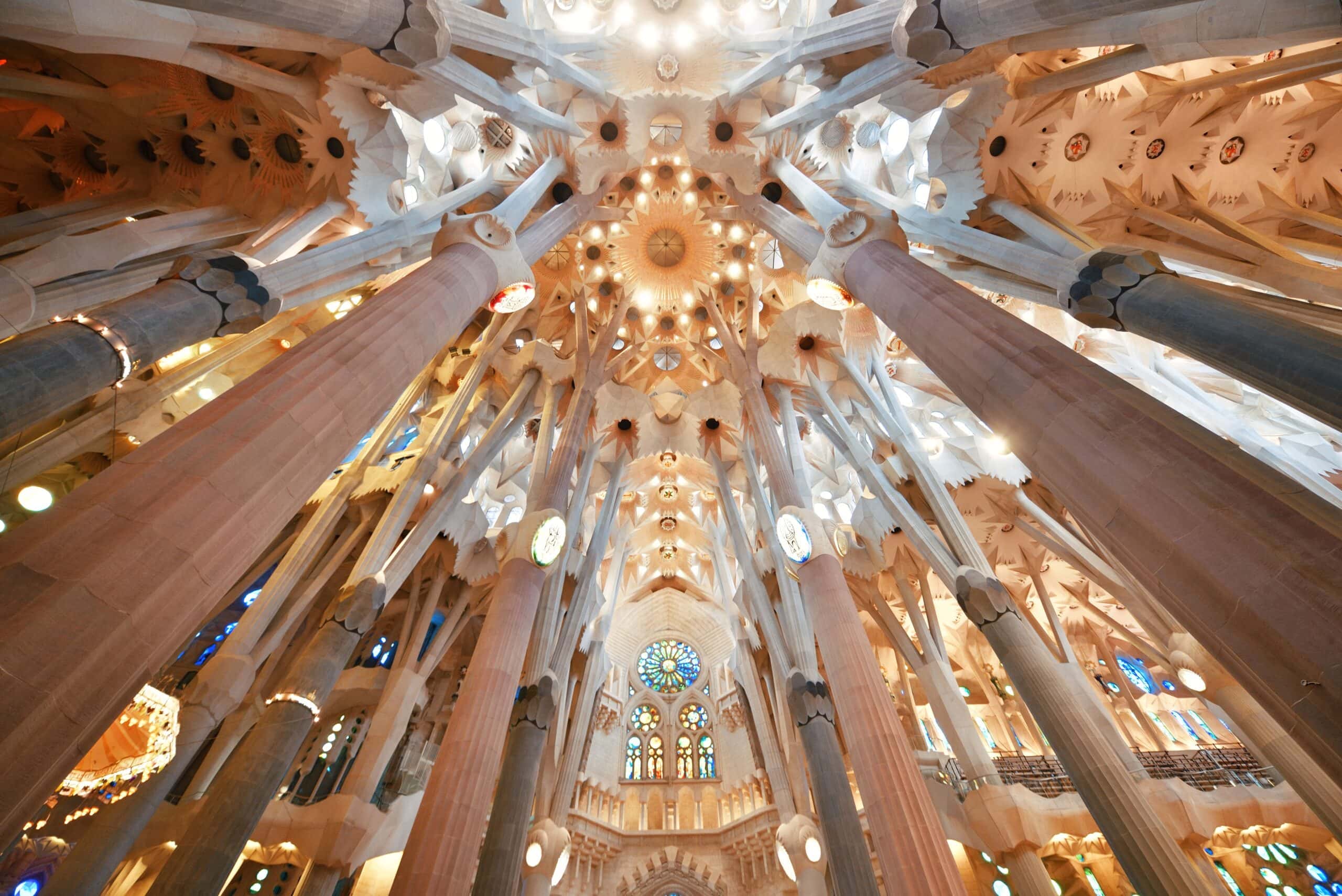 Interior of the Sagrada Familia