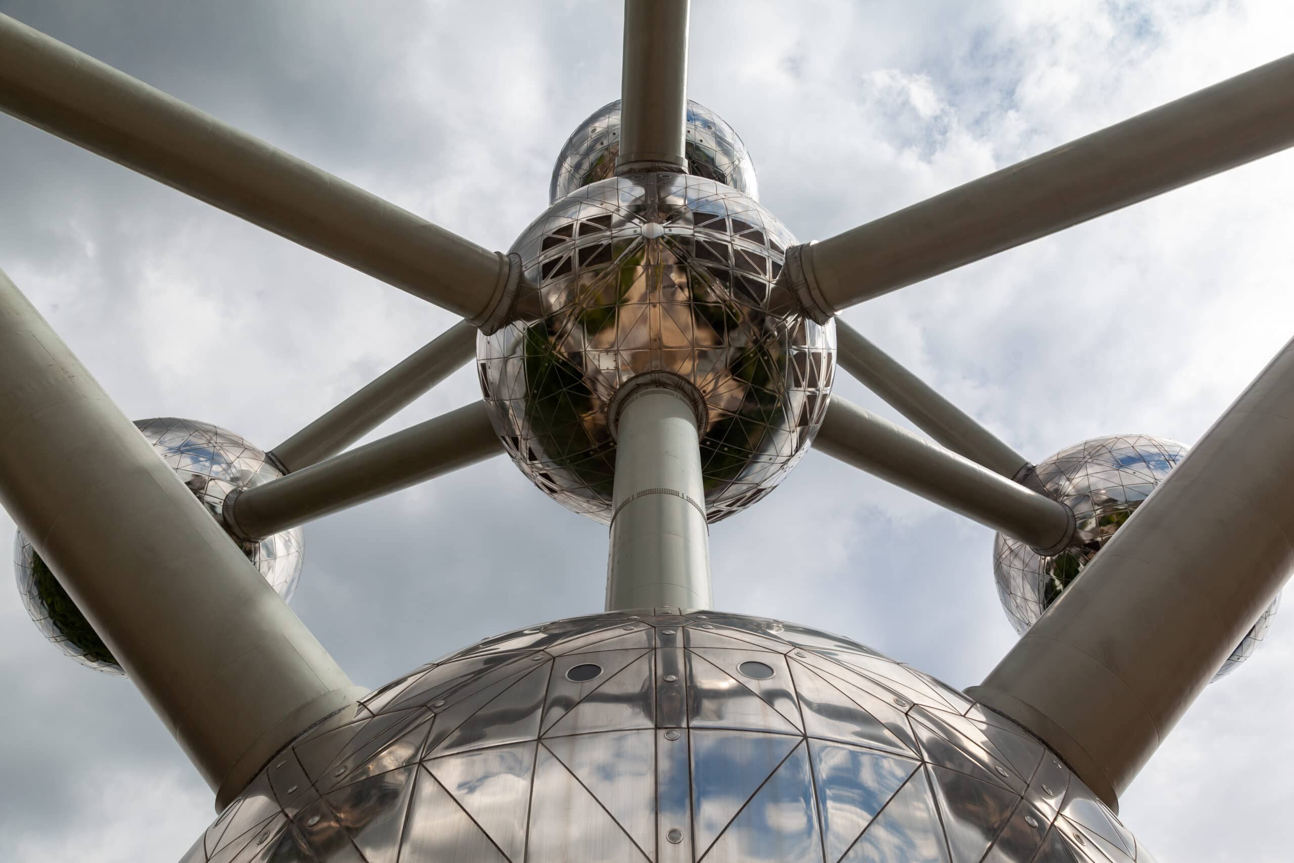 Europe landmarks: Atomium in Brussels