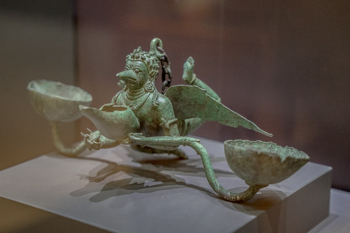 A bronze item in the National Museum of Indonesia