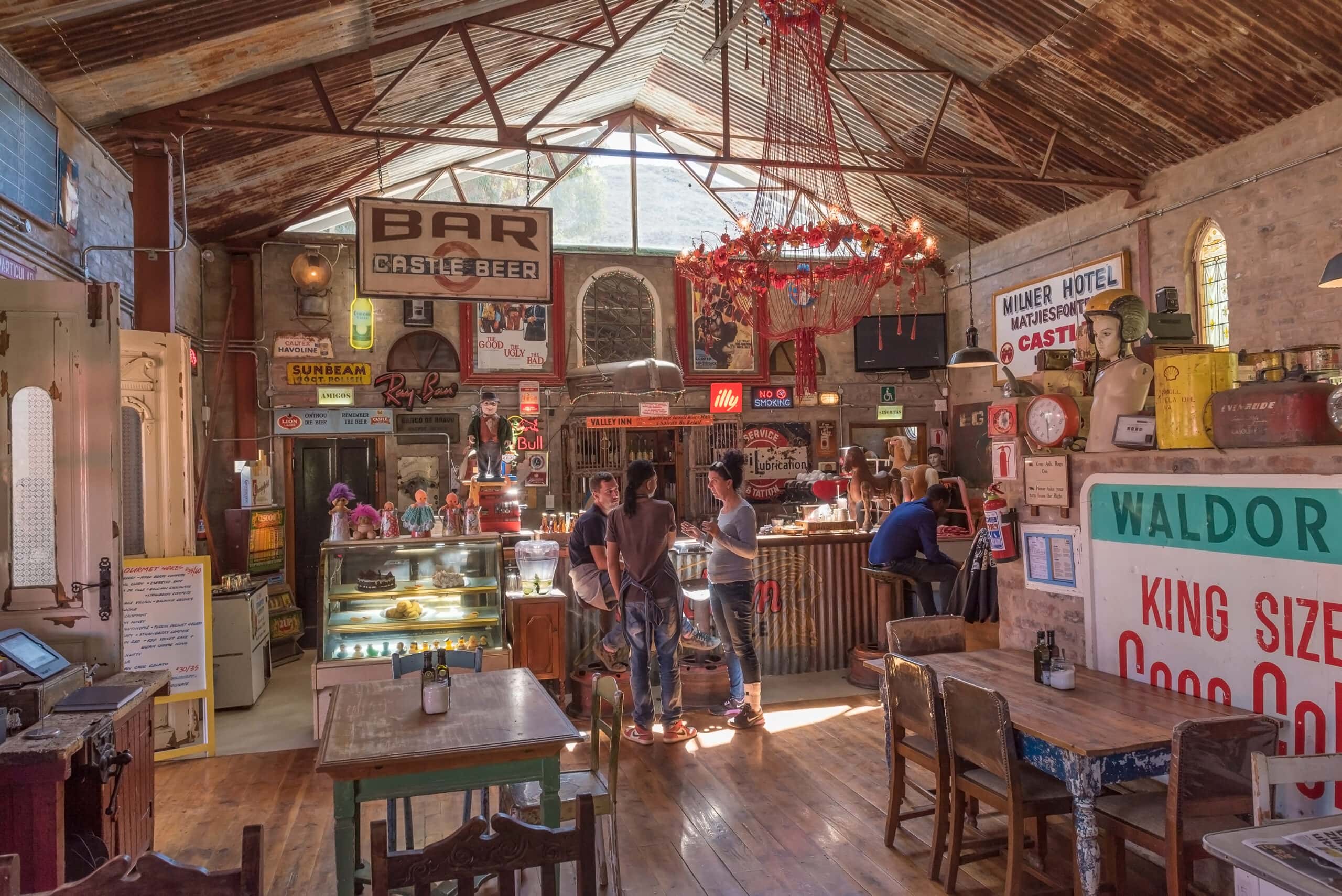  Diesel and Creme, a famous cafe and motel in Barrydale, South Africa