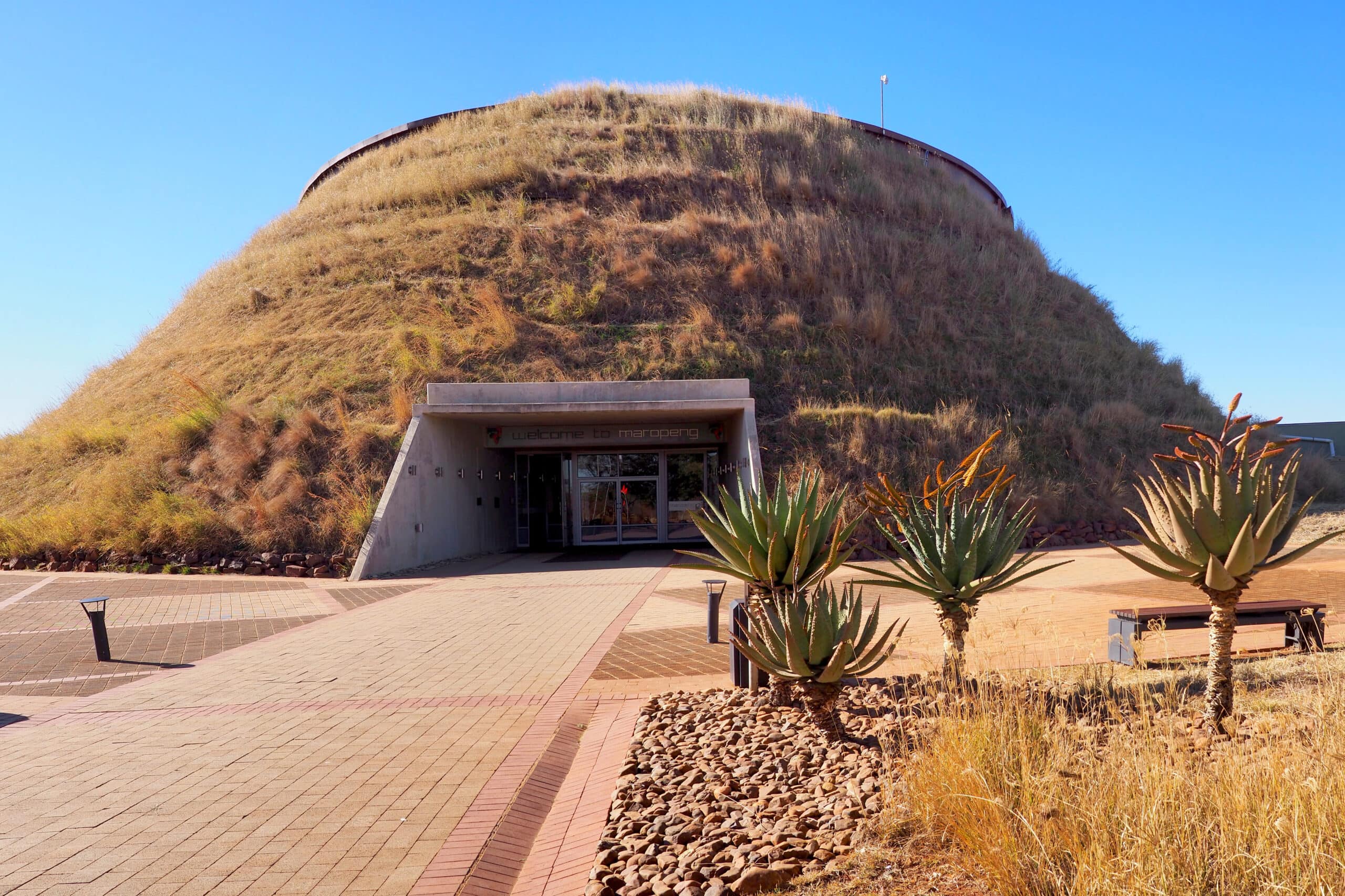 The Maropeng Exhibition Centre at the Cradle of Humankind