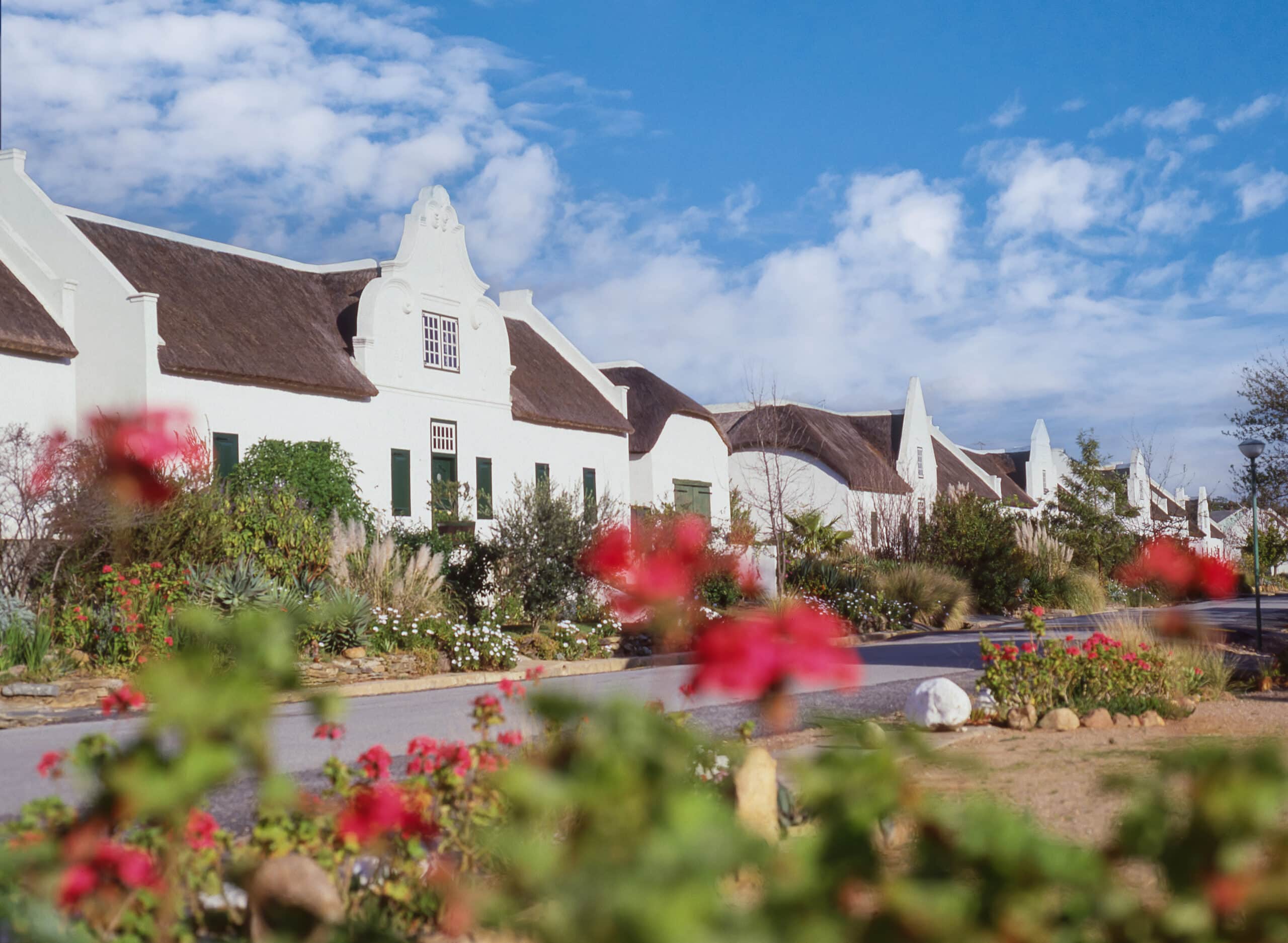 Church Street in Tulbagh lined with Cape Dutch architecture 