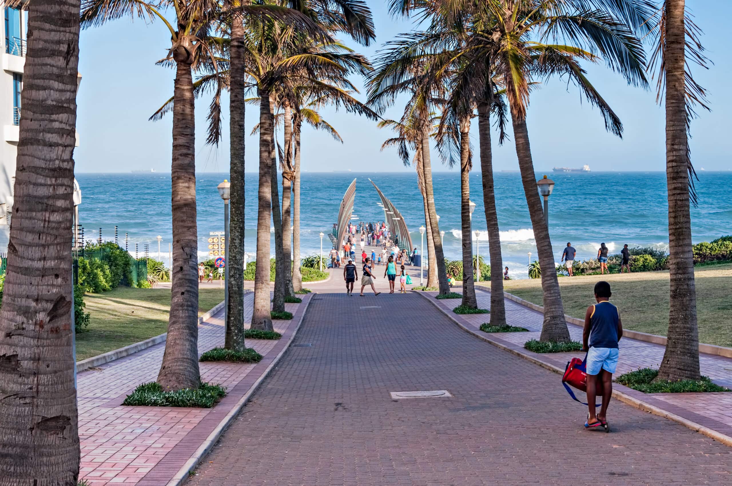 The Whale Bone Pier in Umhlanga near Durban