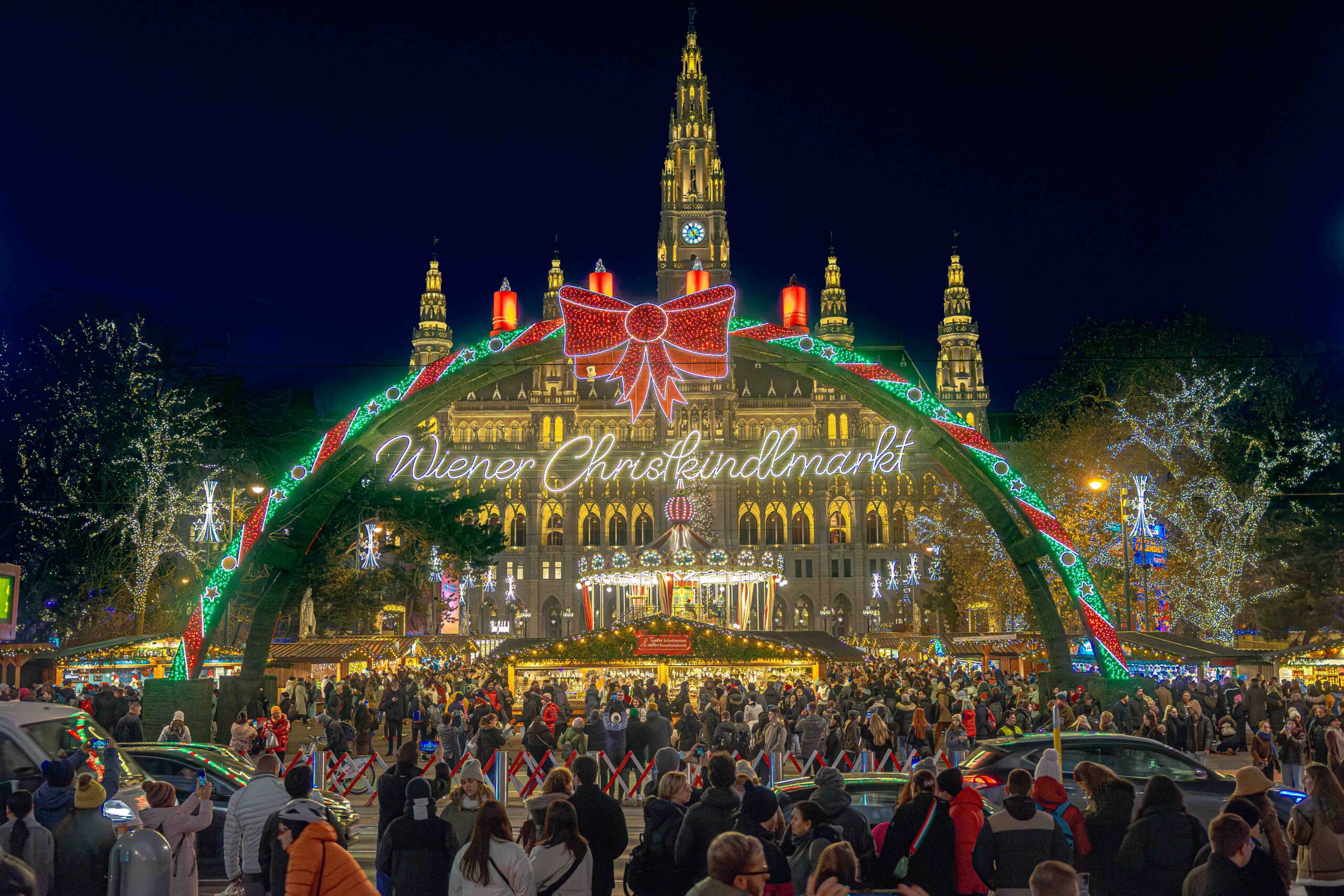 Wiener Christlkindmarkt at the City Hall in Vienna