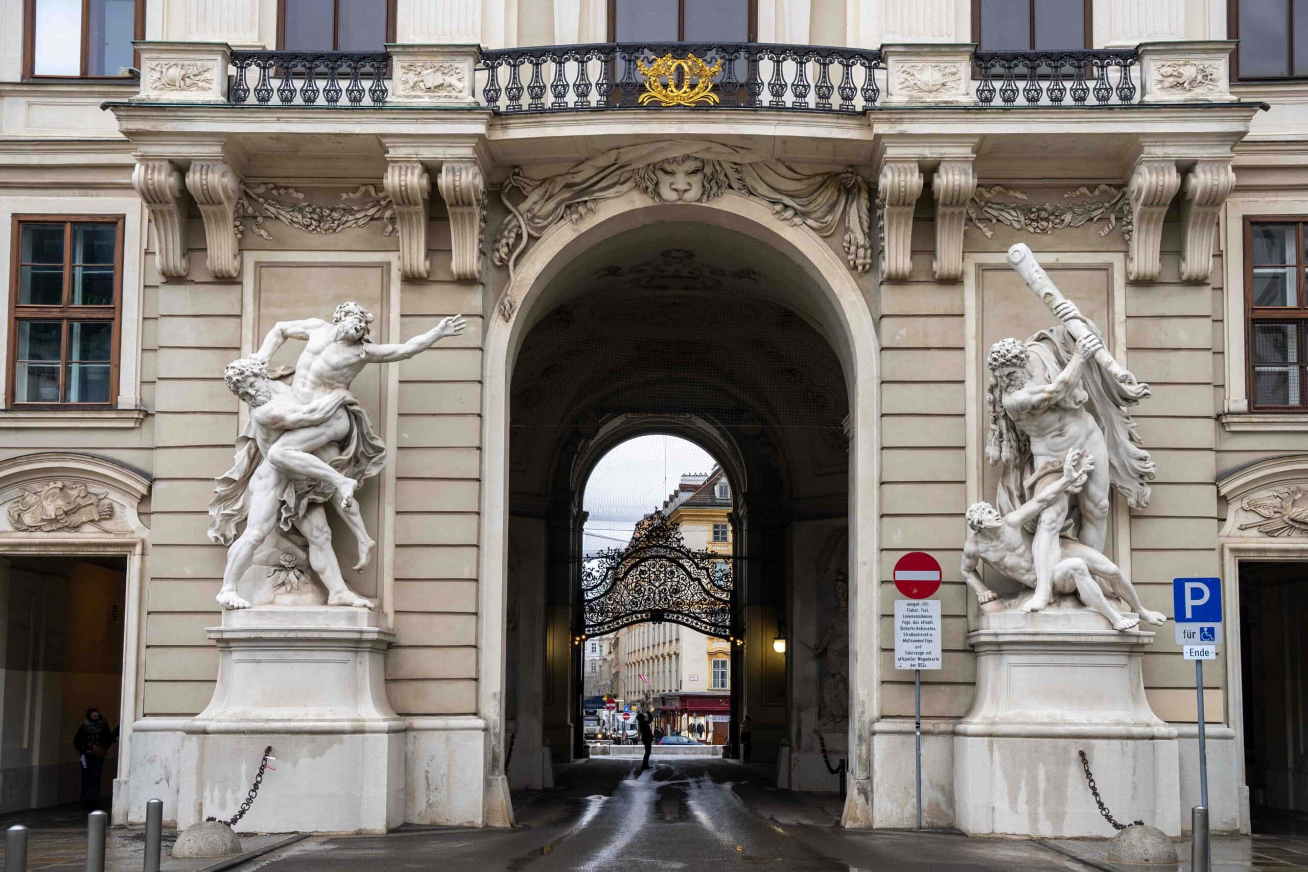 Vienna in December: Michaelerplatz