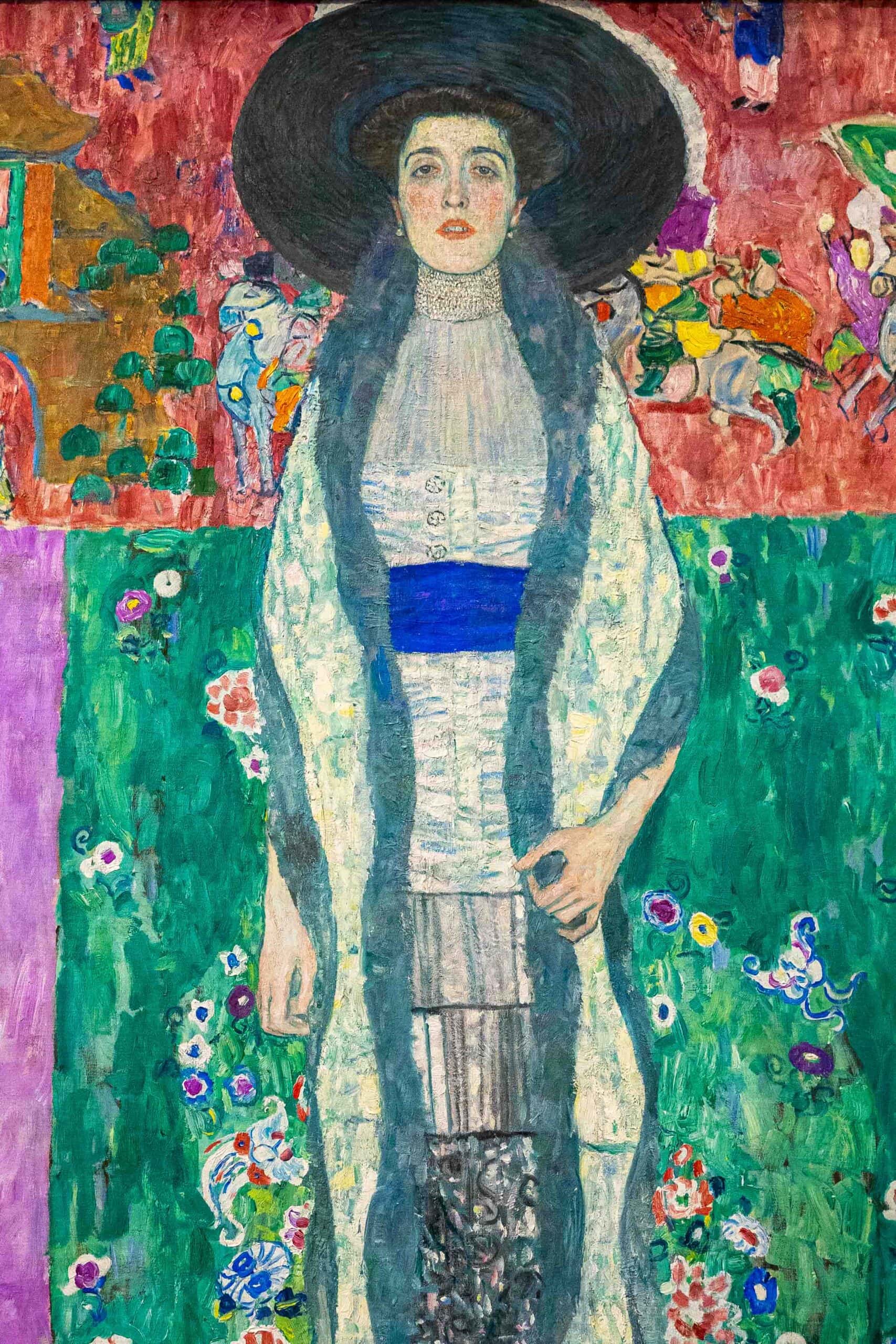 Portrait of Adele Bloch-Bauer II by Klimt that we saw at the Belvedere during our 4 days in Vienna