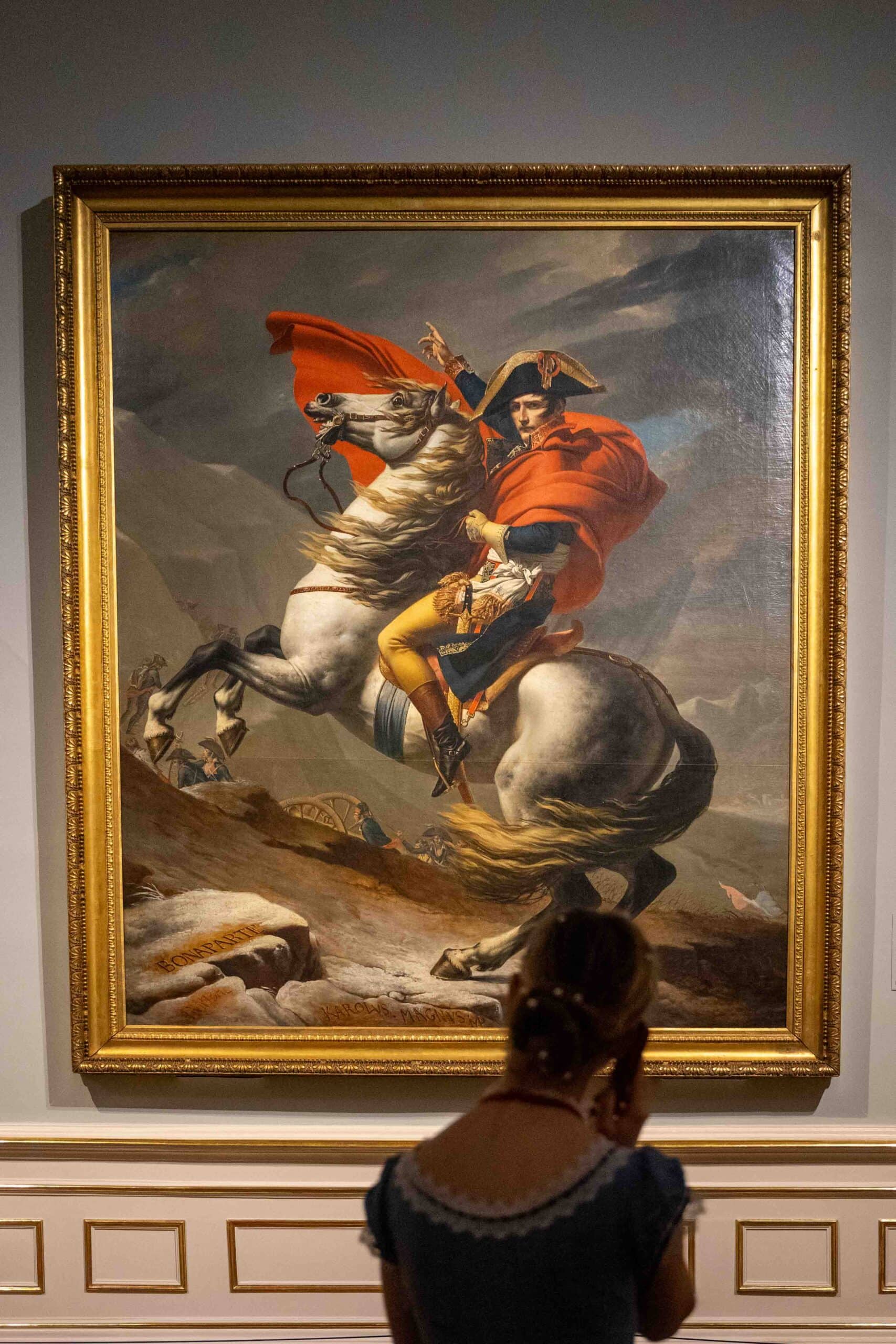 Painting of Napoleon on horseback, Belvedere Palace, Vienna