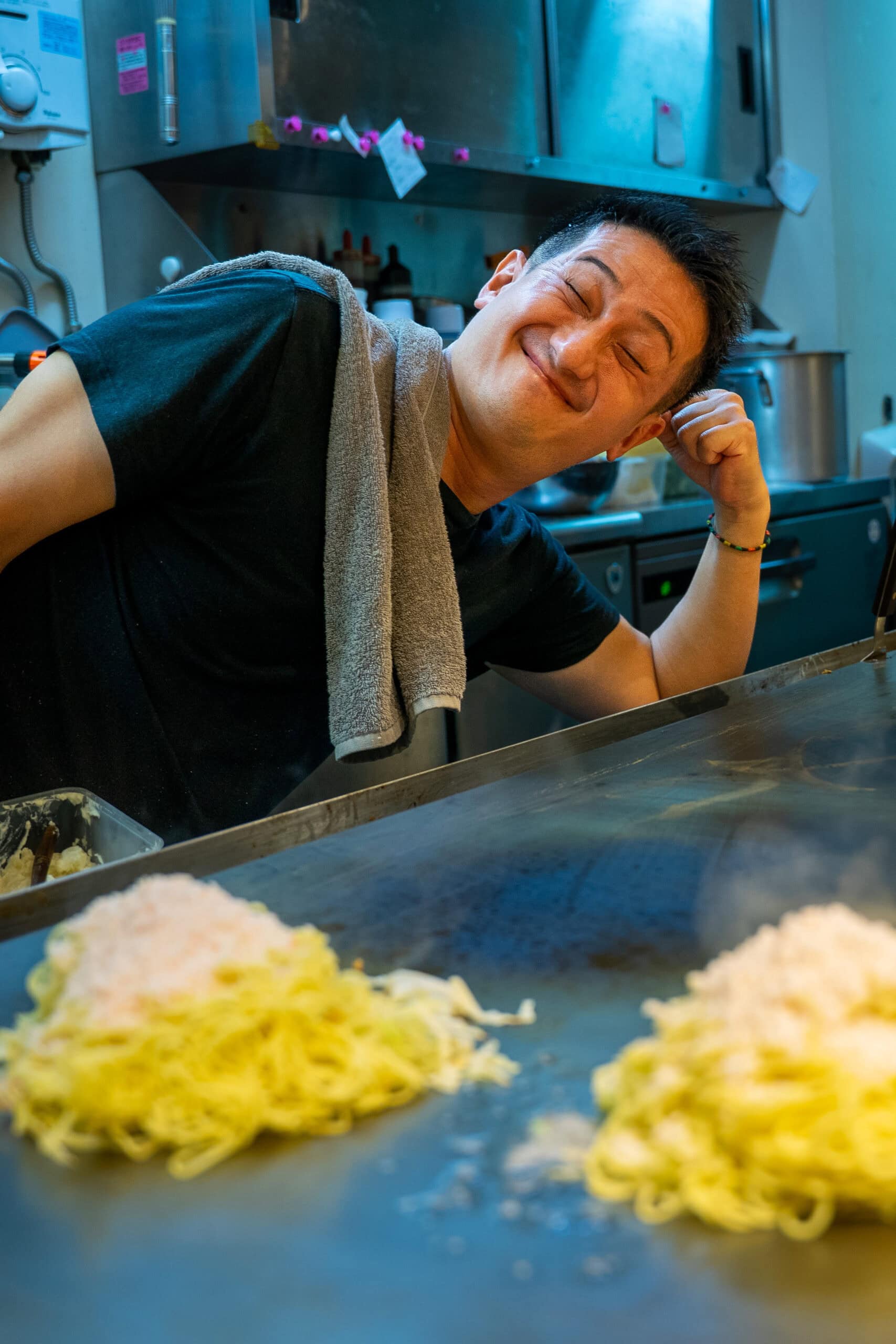 The chef at Teppanyaki Acchan