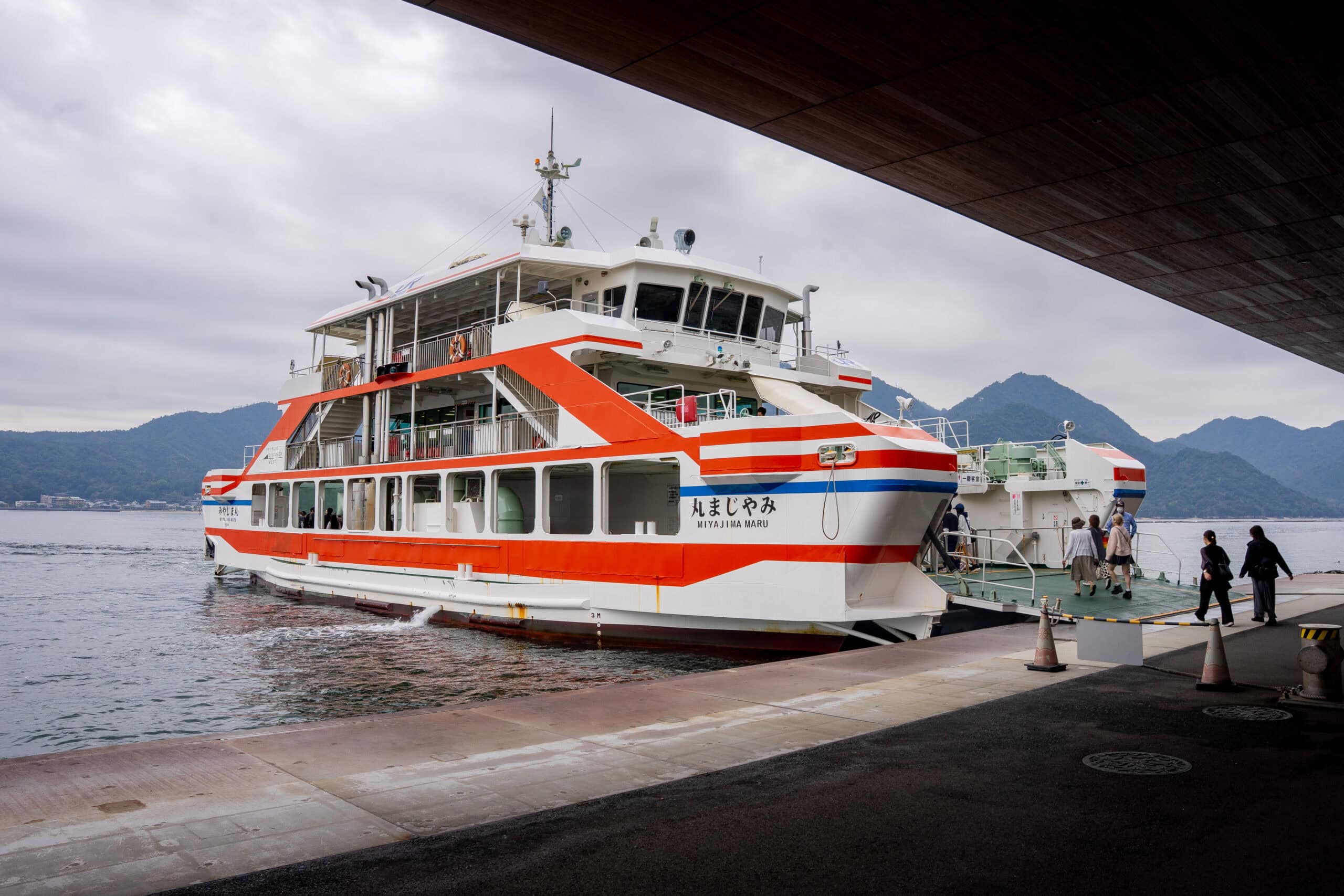 Ferry bound for Miyajima island