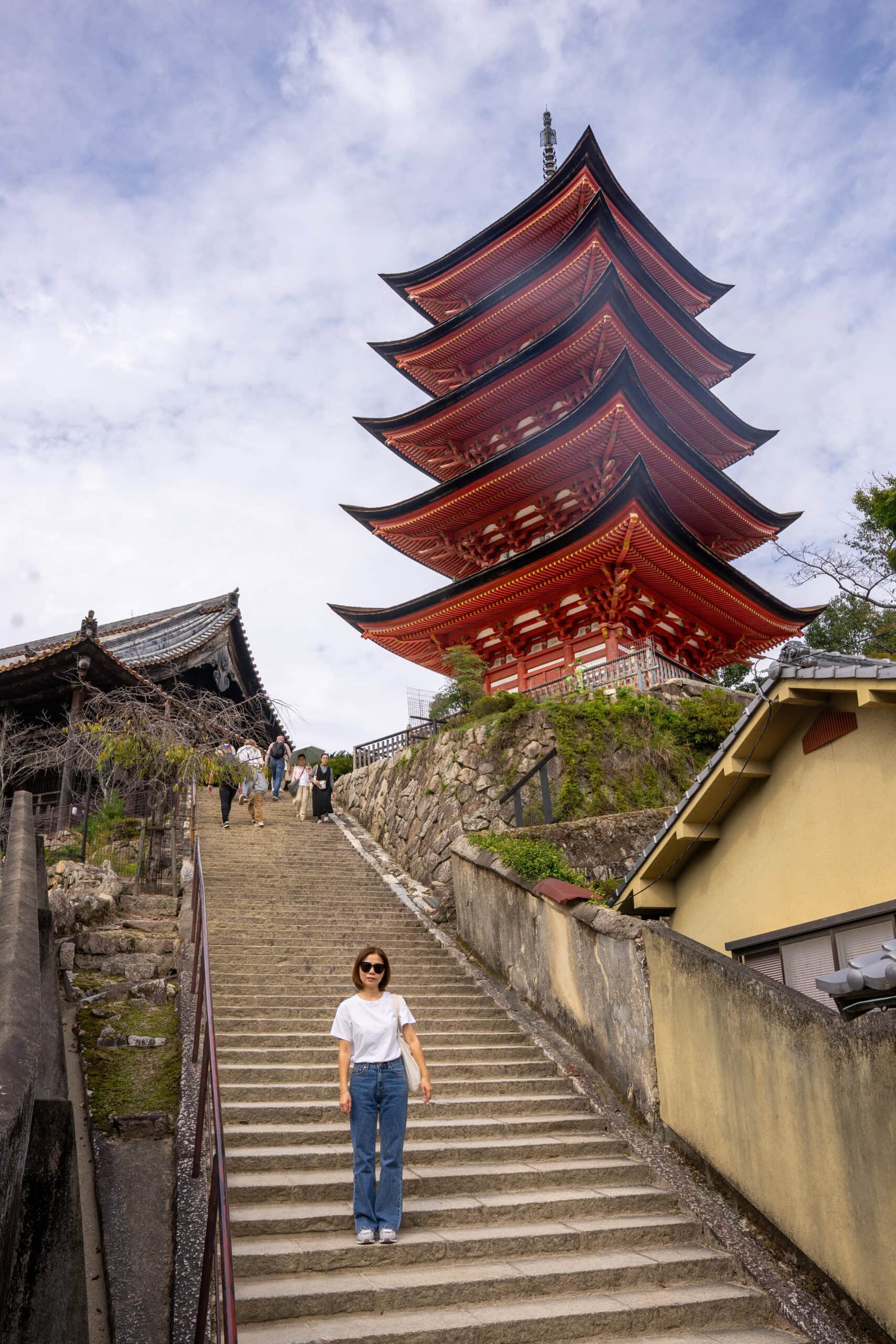 The five-tiered pagoda, Miyajima island