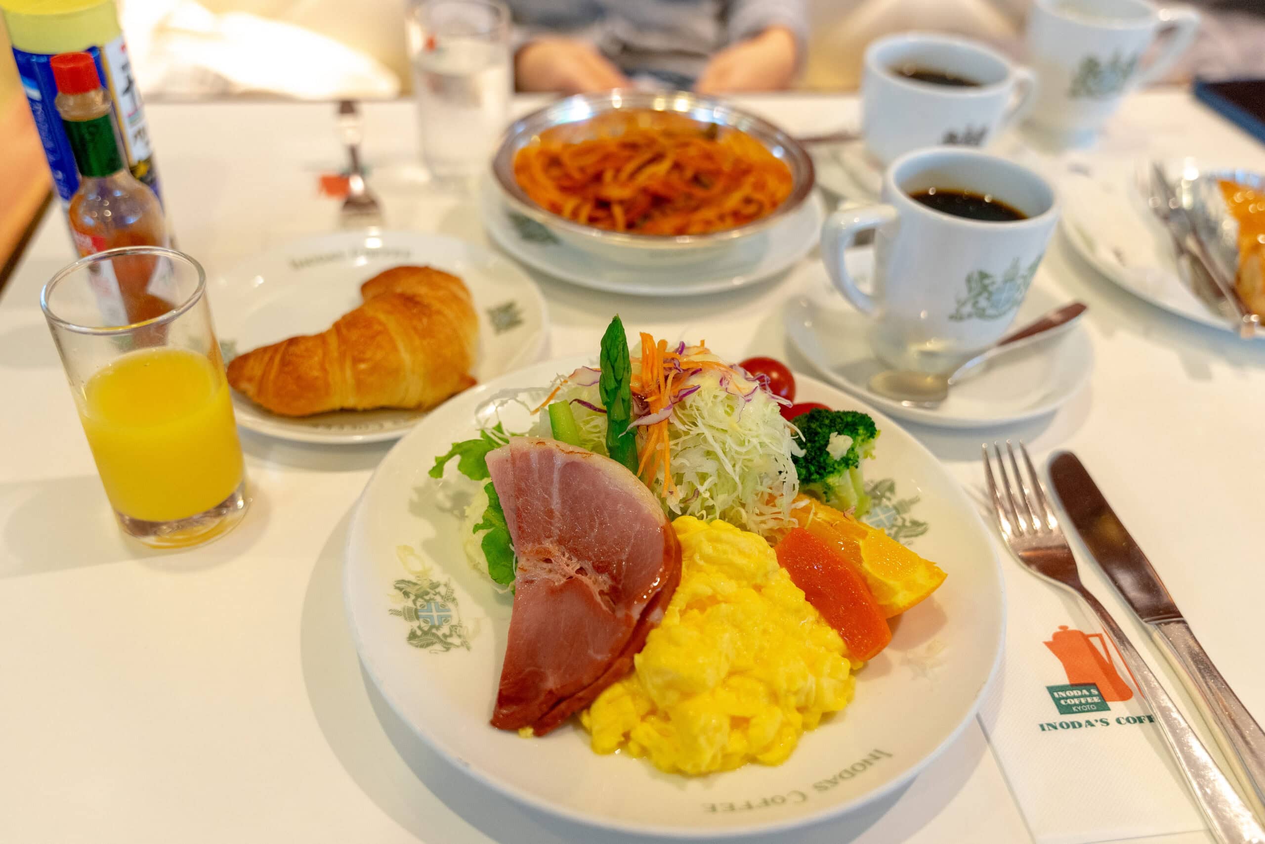 My breakfast at Inoda Coffee