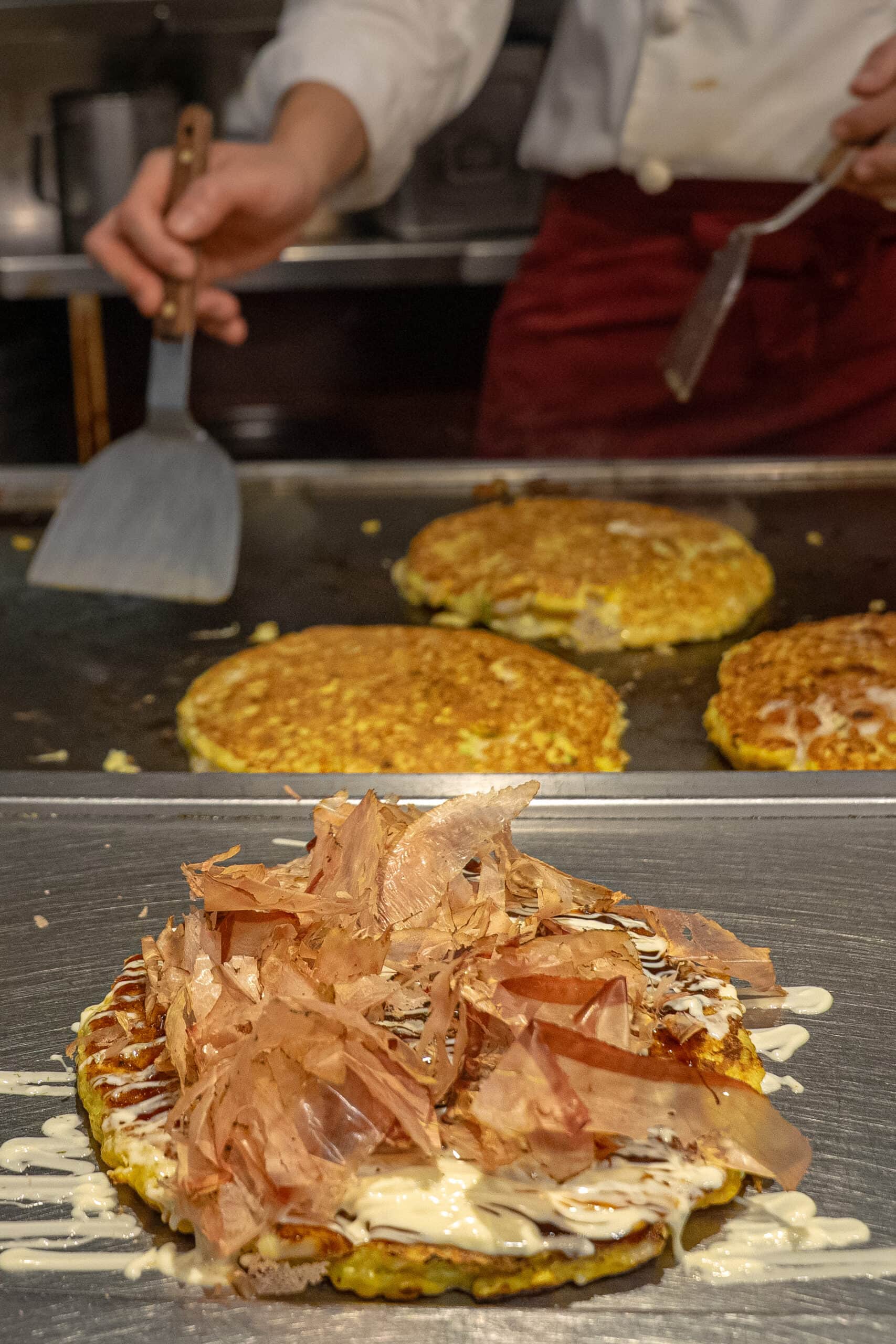 the okonomiyaki we had in Dotonburi