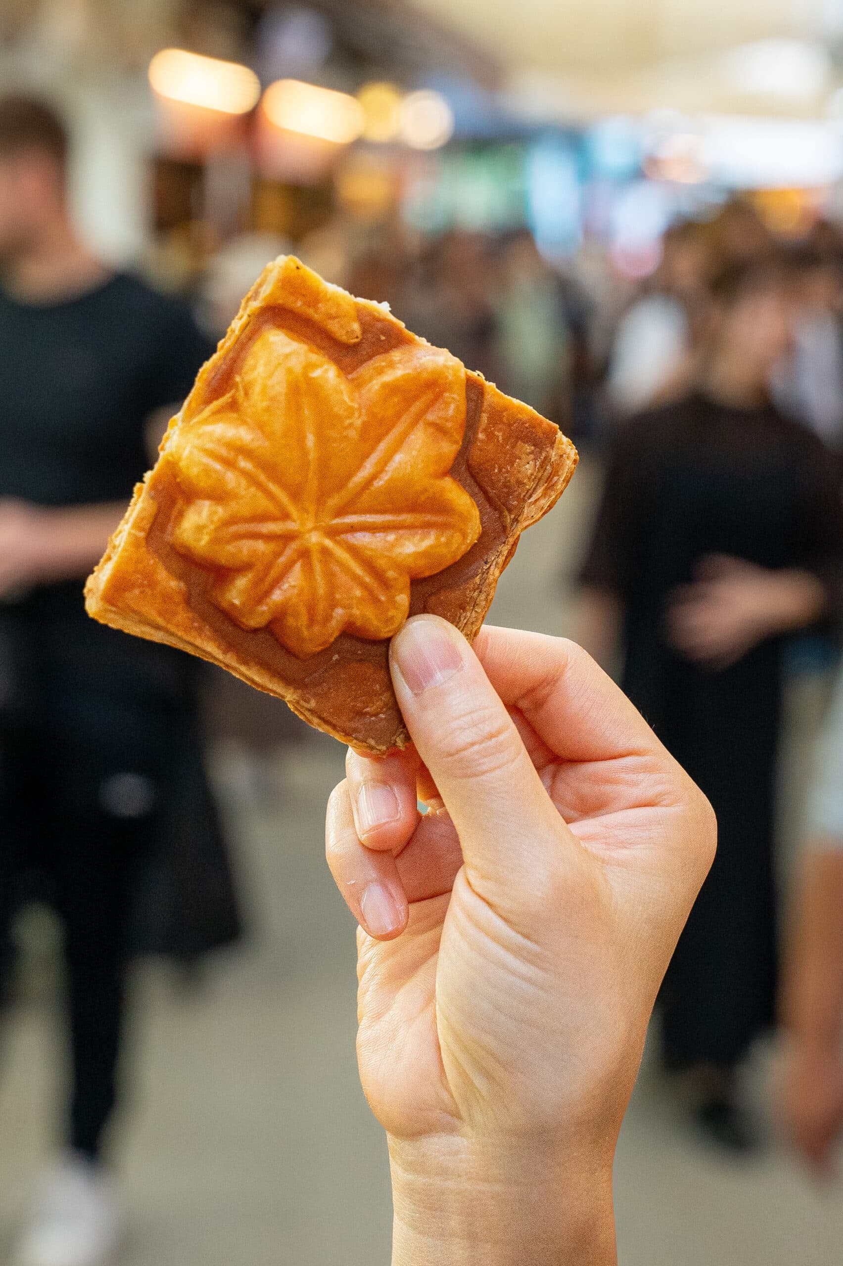 momiji manju (maple-leaf shaped cakes)we had on Miyajima island