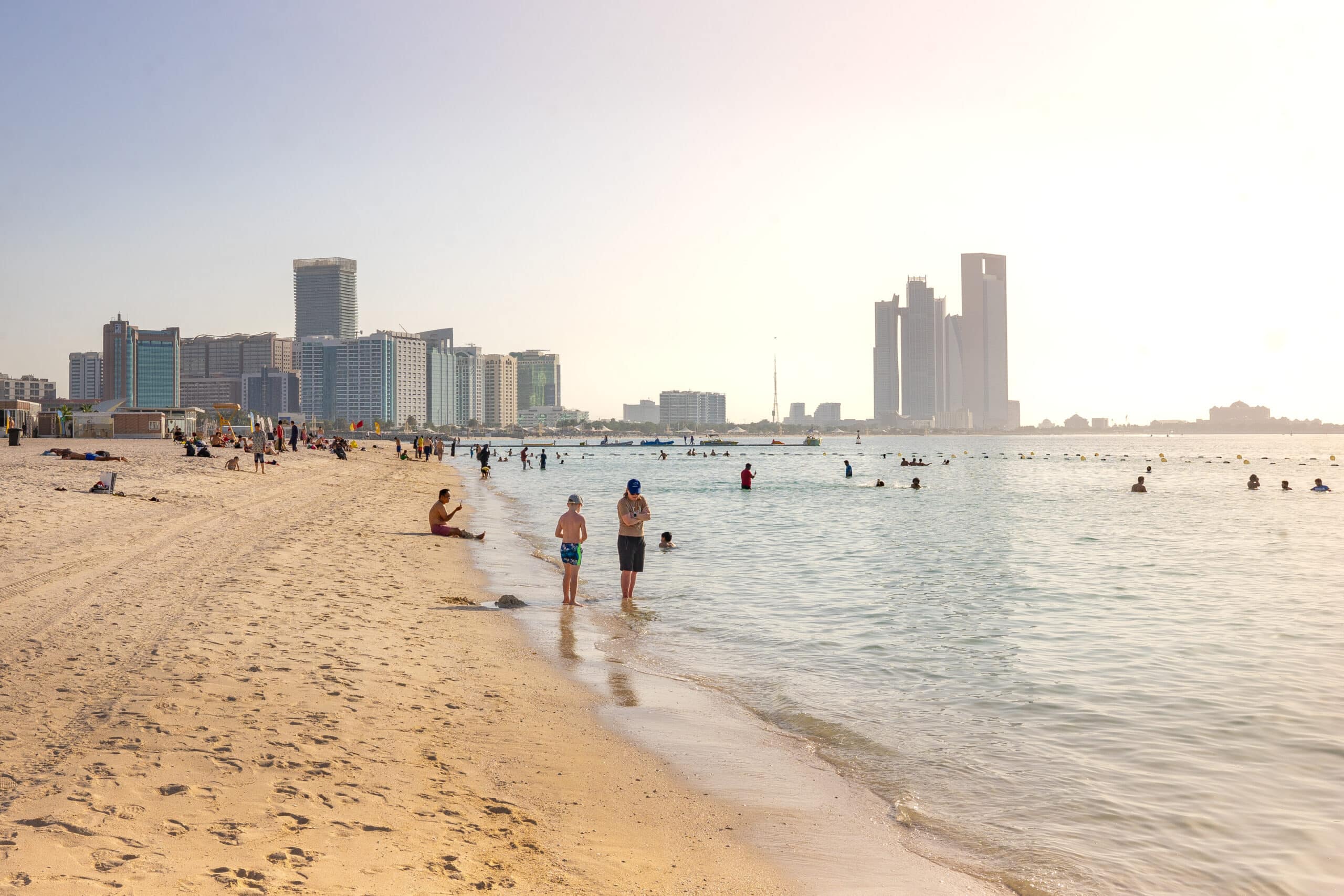 Corniche Beach: one day in Abu Dhabi itinerary