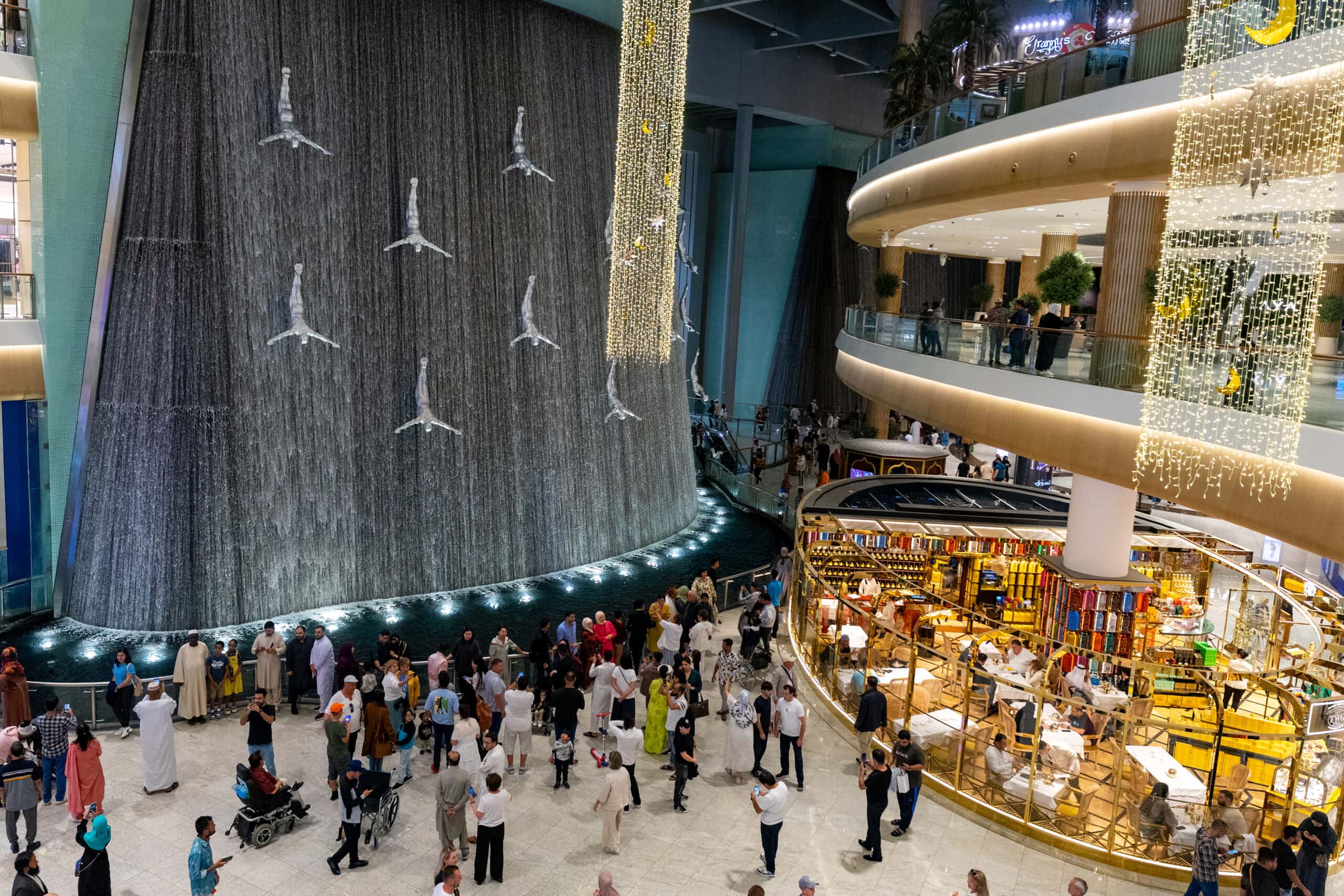 Dubai Mall waterfall