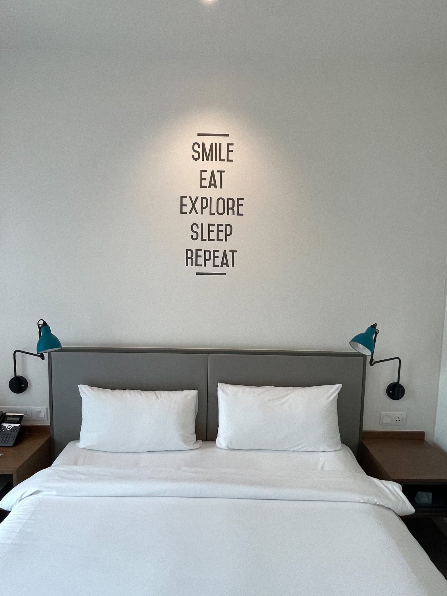 Our double room at Rove Dubai Marina
