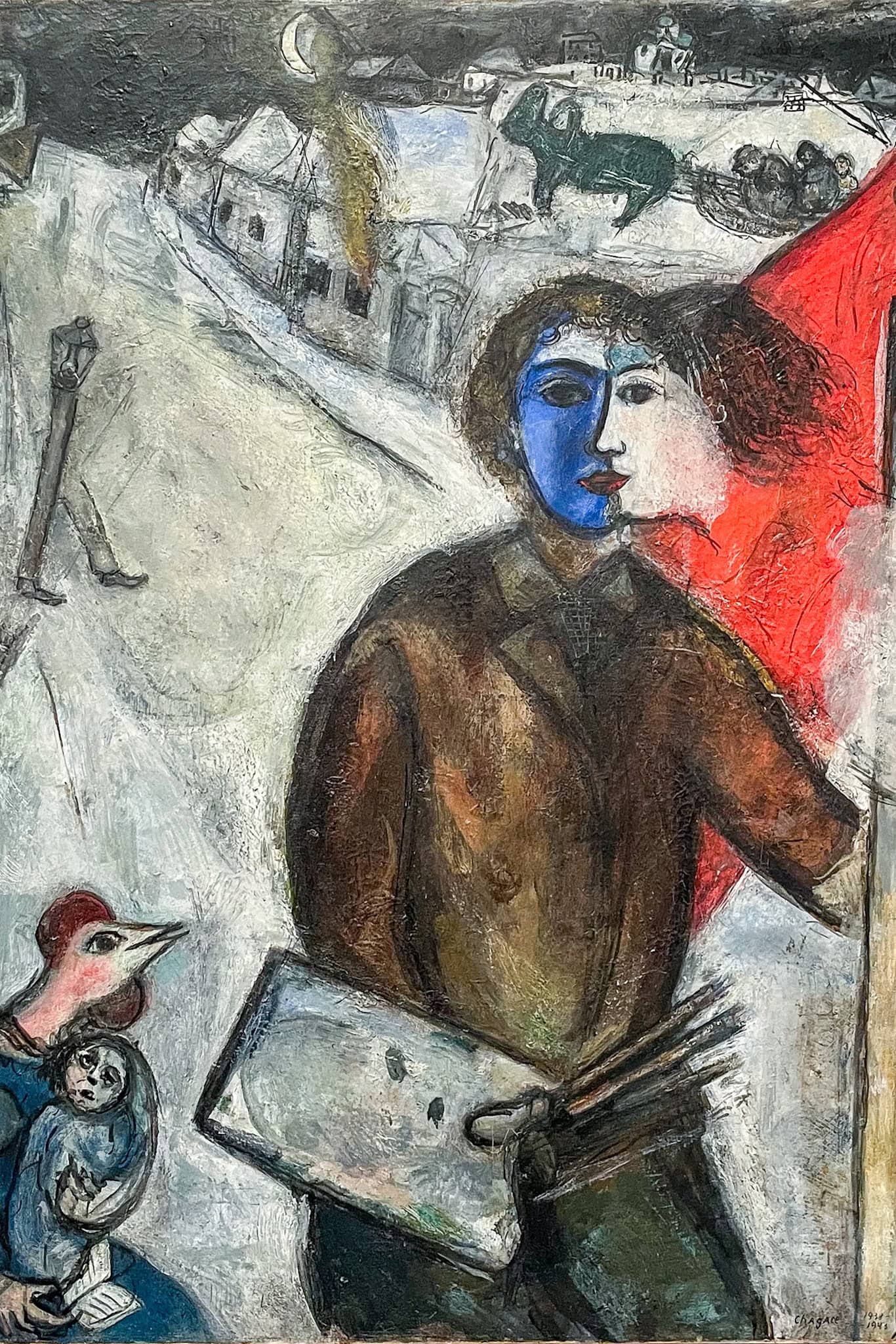 Chagall painting in the Louvre Abu Dhabi