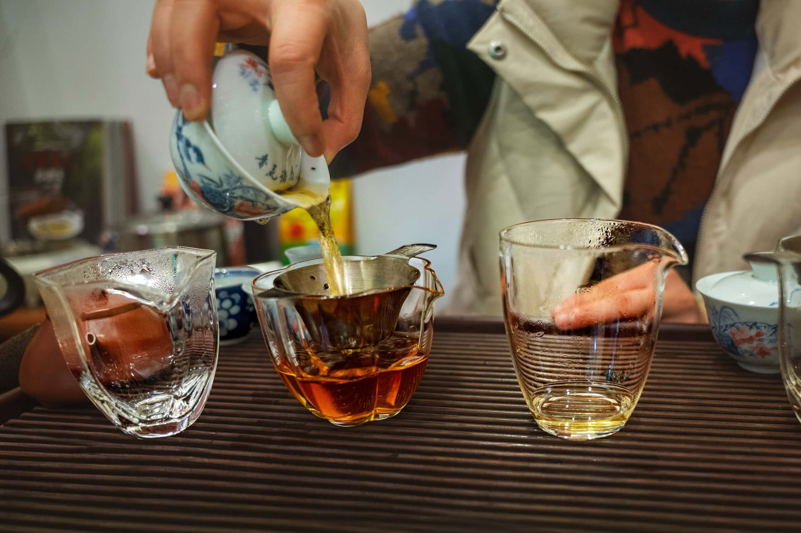Trying black tea