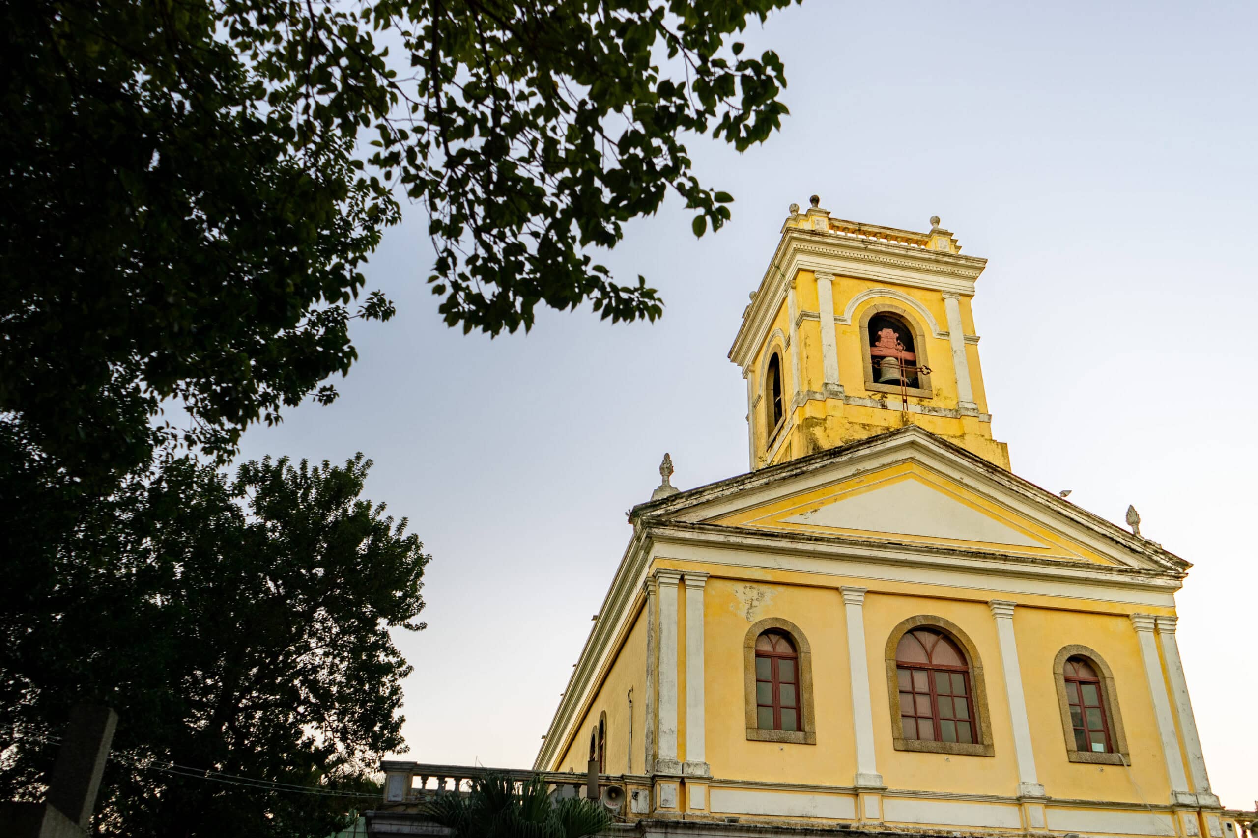 Our Lady of Carmel Church, A yellow baroque church in Macau