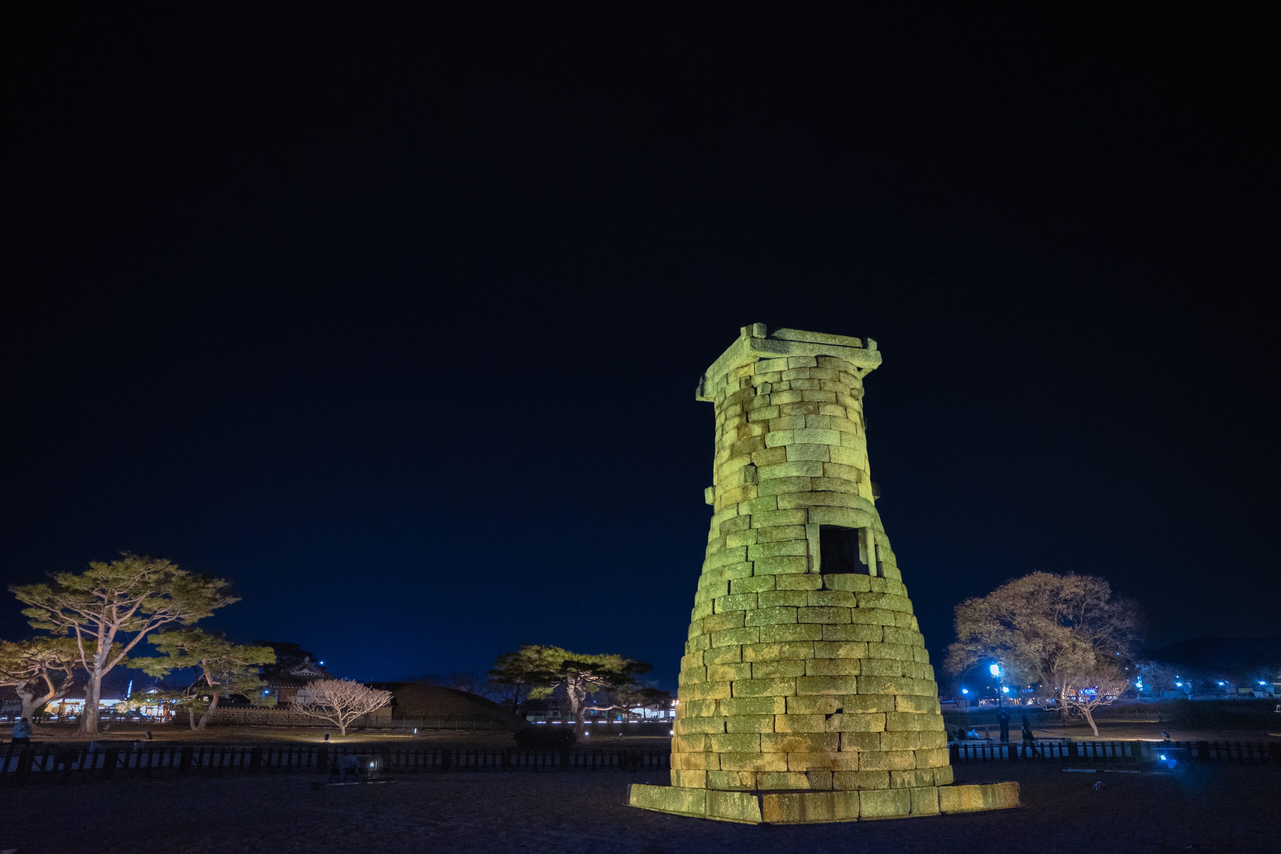 Cheomseongdae Observatory at Night