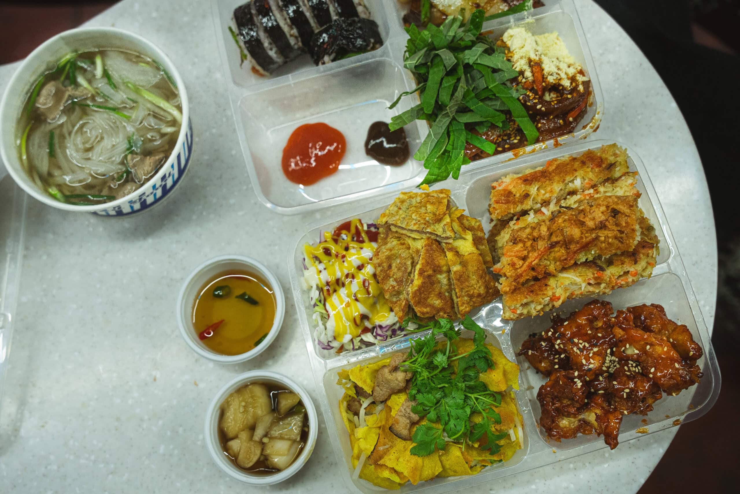 Our dinner at Jungang Market.
