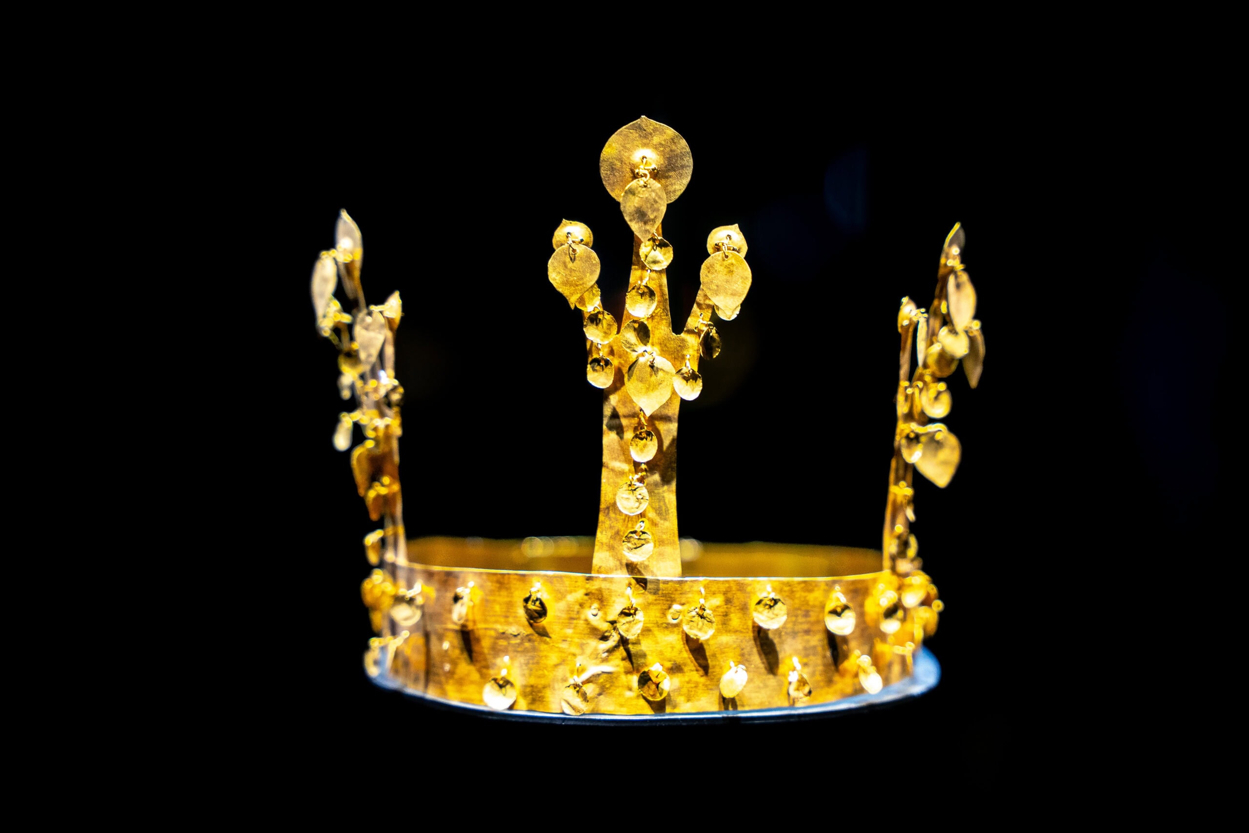 A small gold crown from the Silla Kingdom