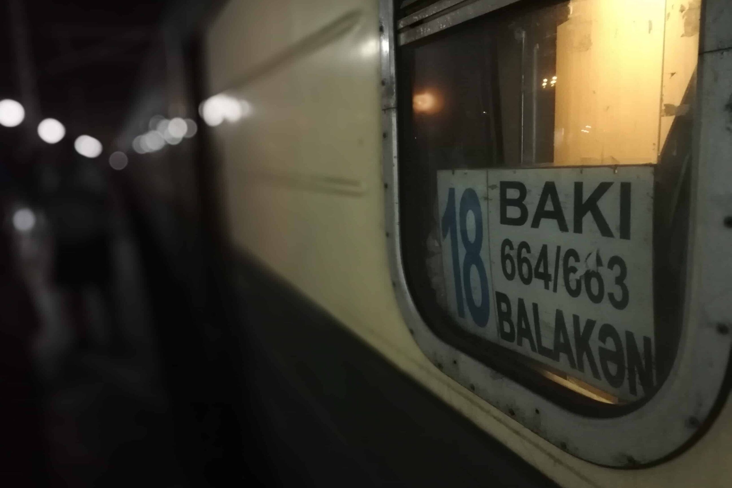 Baku to Yerevan train