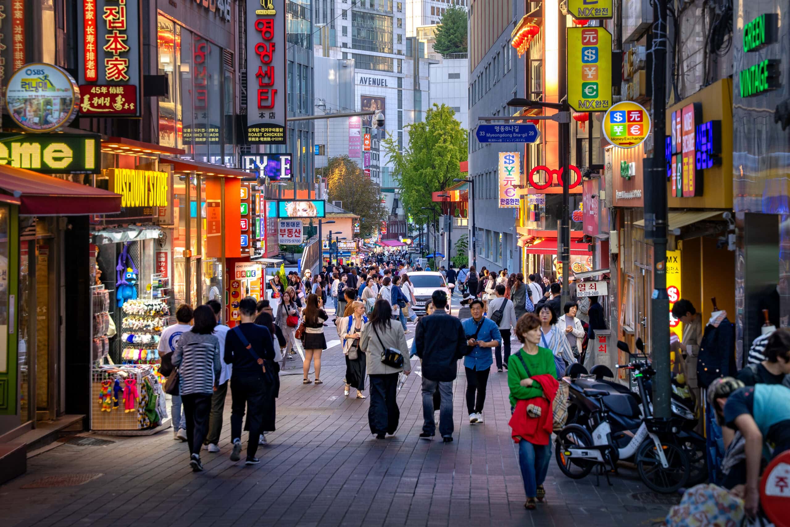 Myeongdong street scene