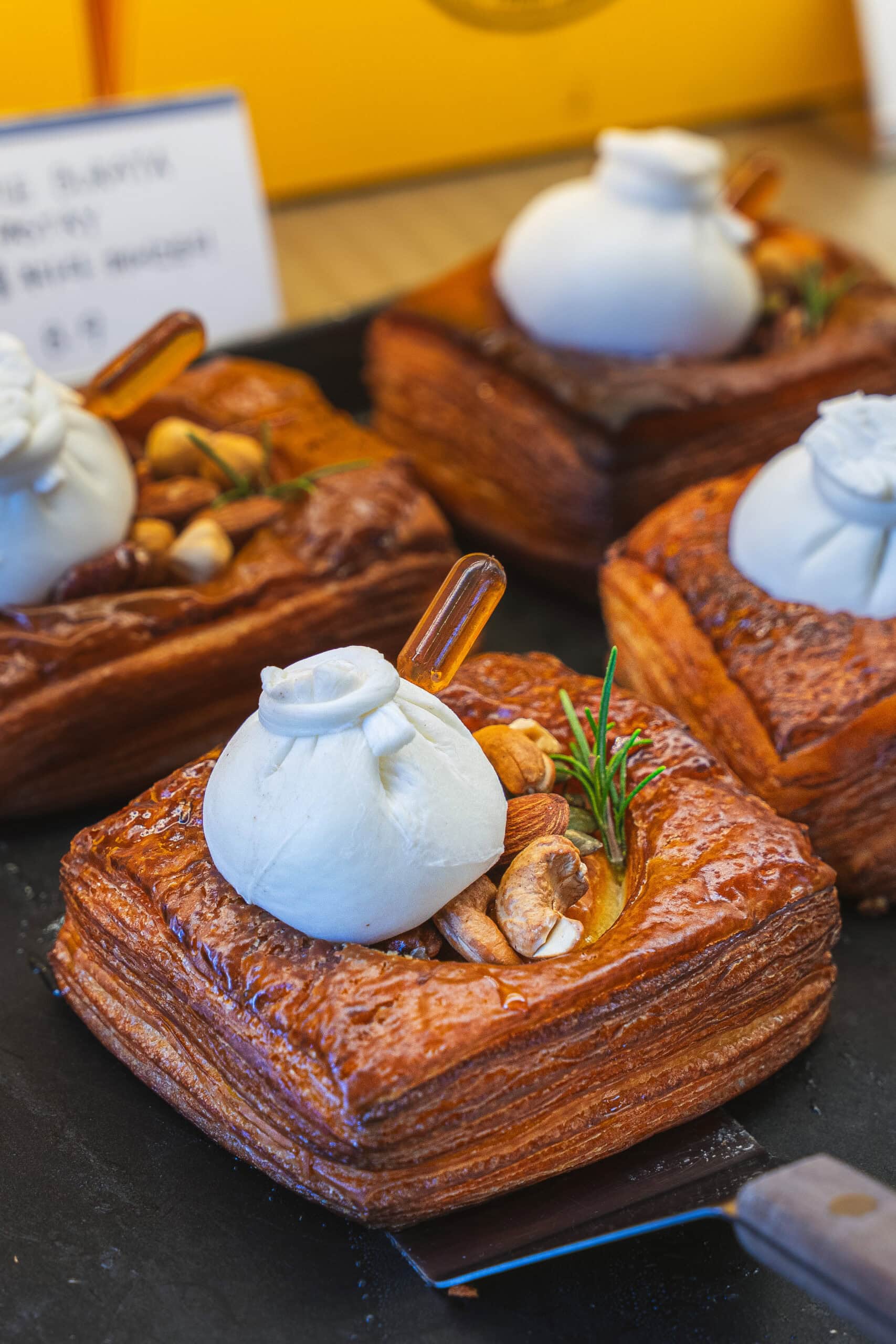 Burrata and maple pastry from Cheese industry in Ikcheon-dong, Seoul