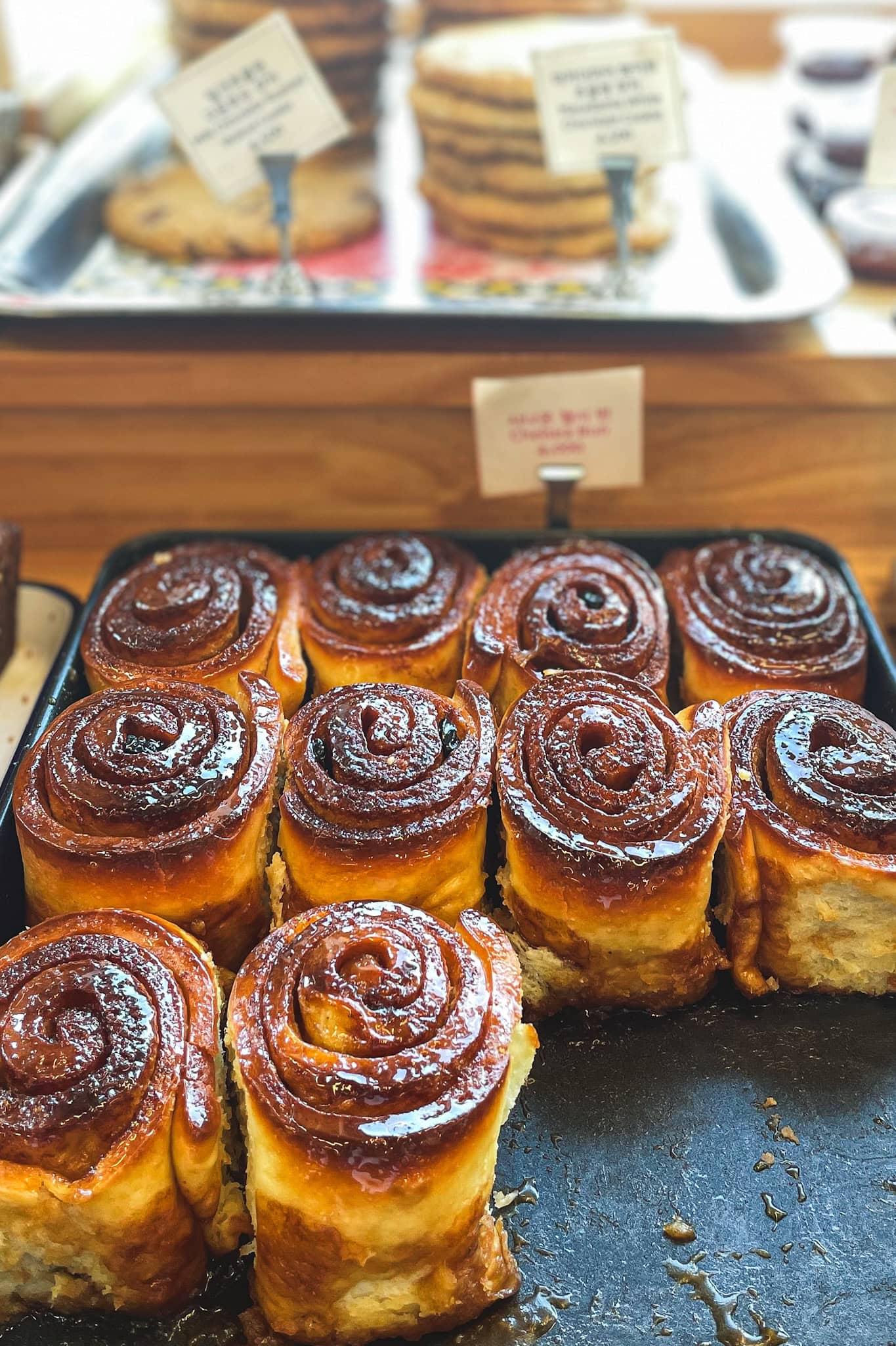 Cinnamon swirls from Scoff bakehouse