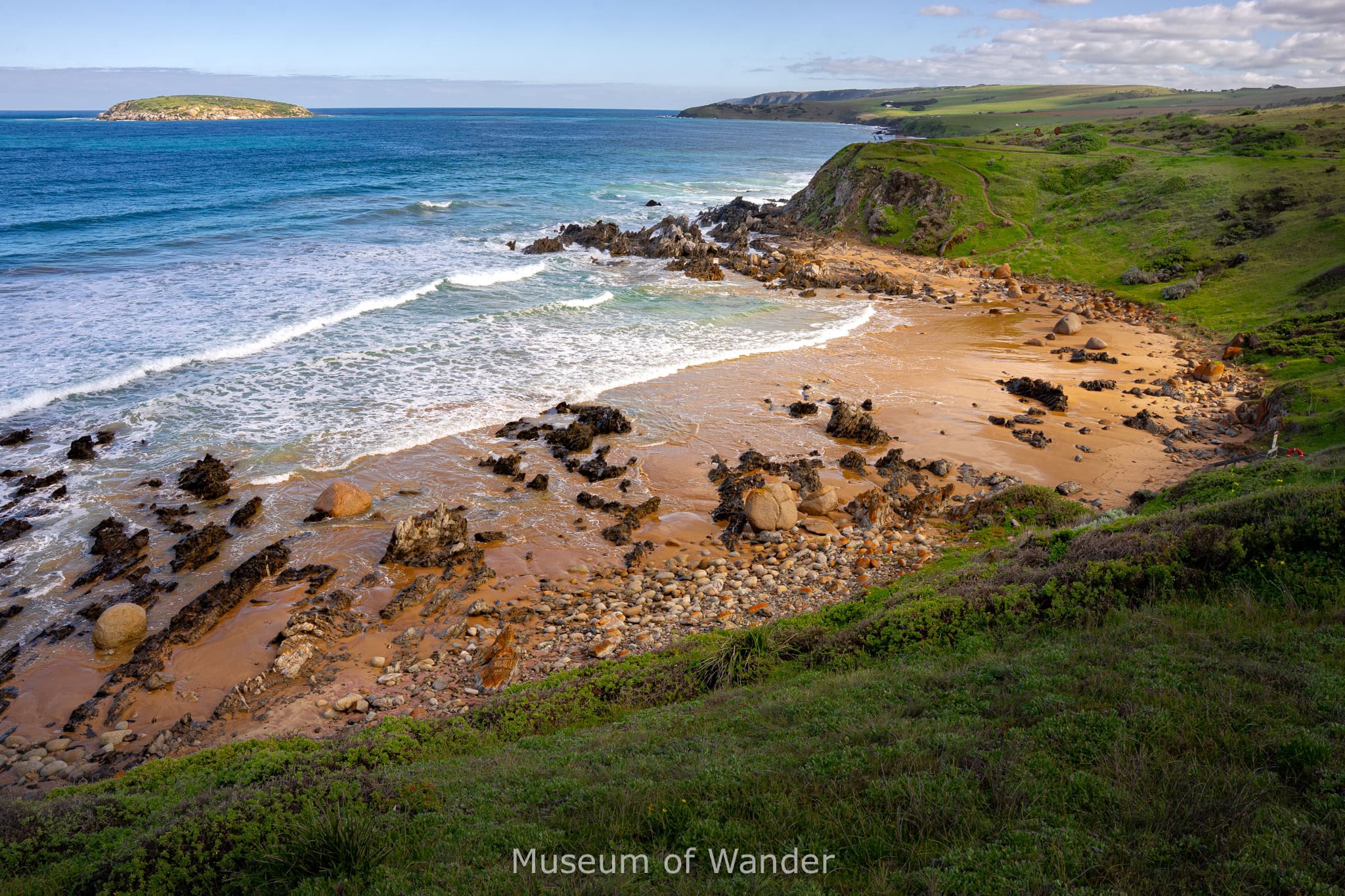 A beach at the Bluff, Victor Harbor